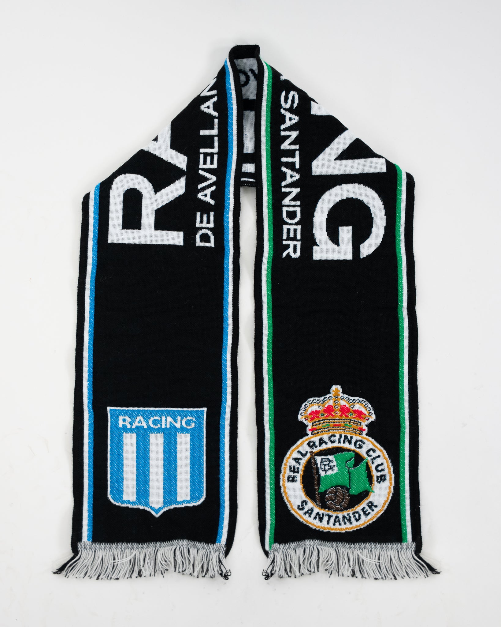 BUFANDA DE PARTIDO DE LIGA REAL VALLADOLID Y REAL CLUB DEPORTIVO ESPANYOL BUFANDA DE PARTIDO DE LIGA REAL VALLADOLID Y REAL CLUB DEPORTIVO ESPANYOL