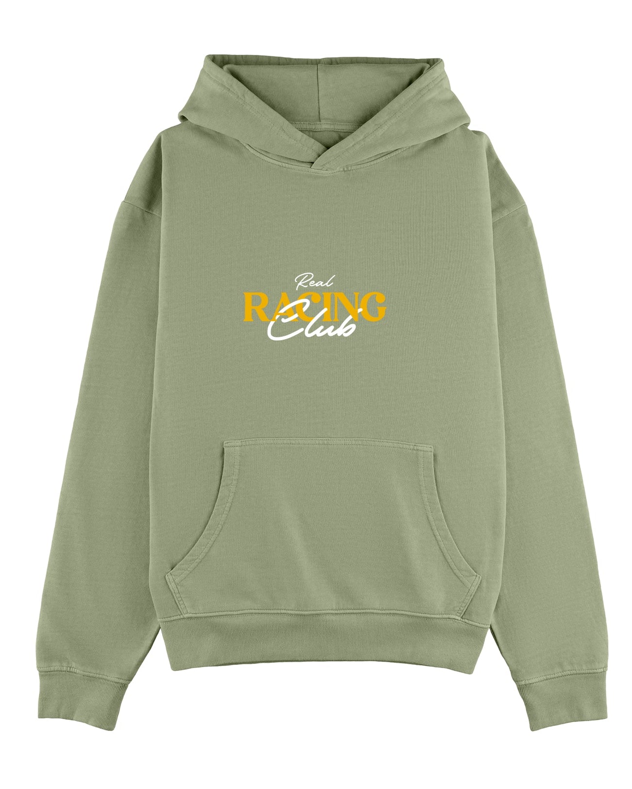 SUDADERA VERDE RACING OVERSIZED