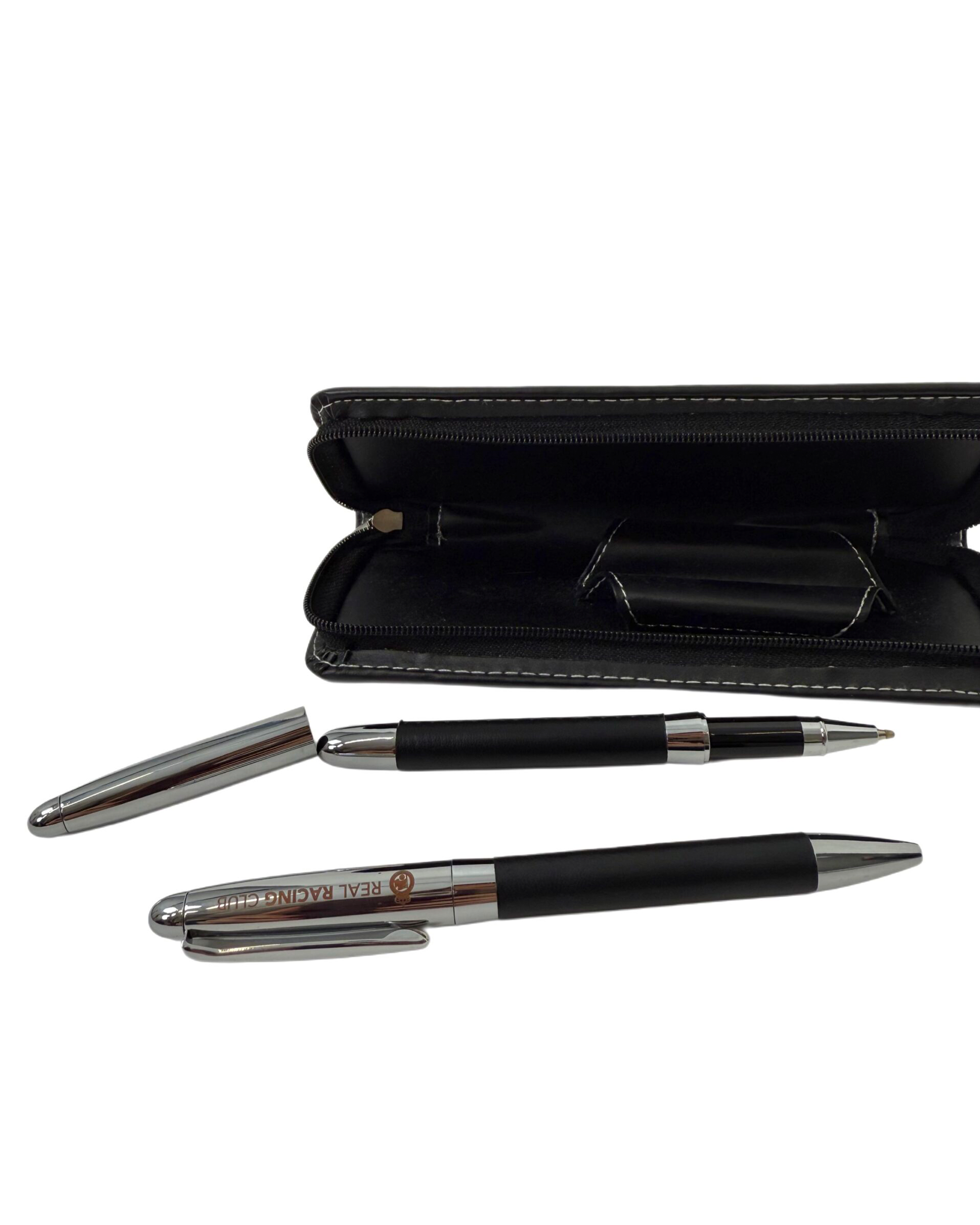 ESTUCHE NEGRO DOS BOLÍGRAFOS