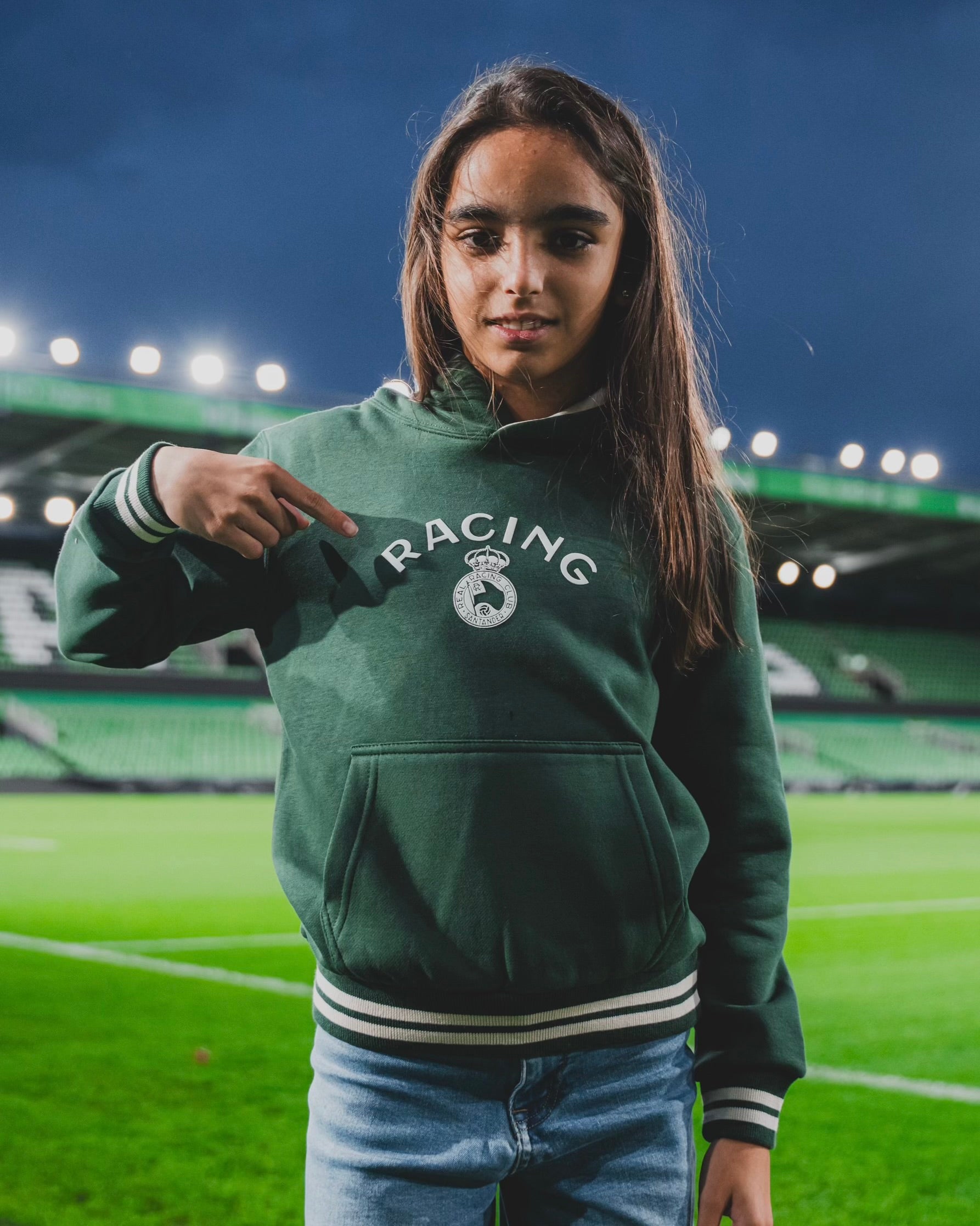 SUDADERA VERDE RETRO