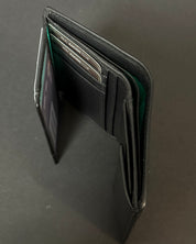 BILLETERA CLASICA CON MONEDERO LOGO METALICO