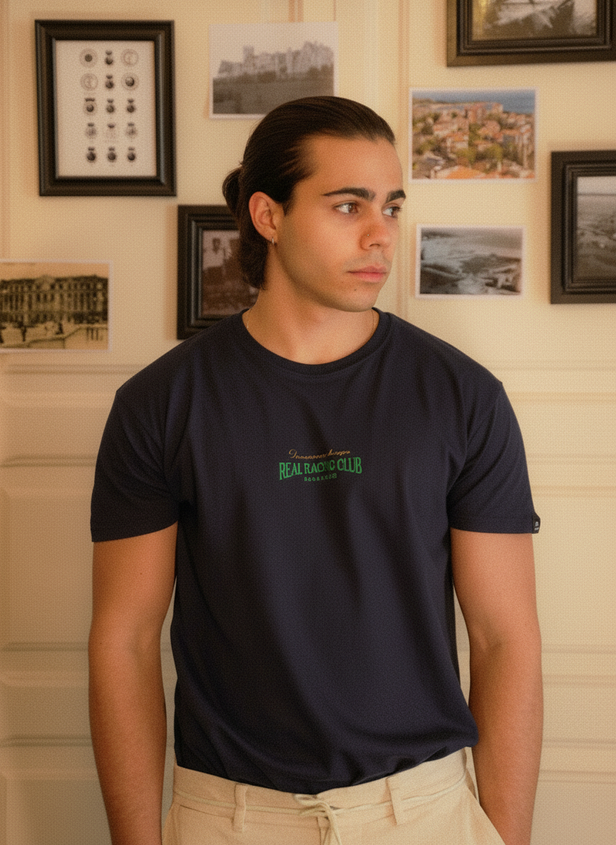 CAMISETA RAQUEROS NAVY