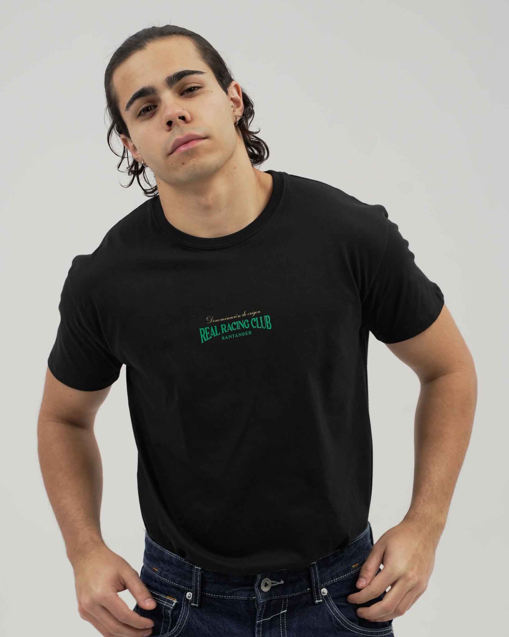 CAMISETA RAQUEROS NEGRA