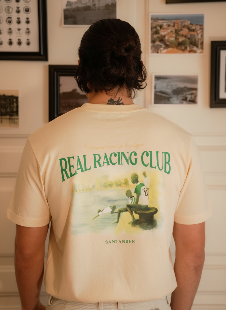 CAMISETA RAQUEROS BEIGE