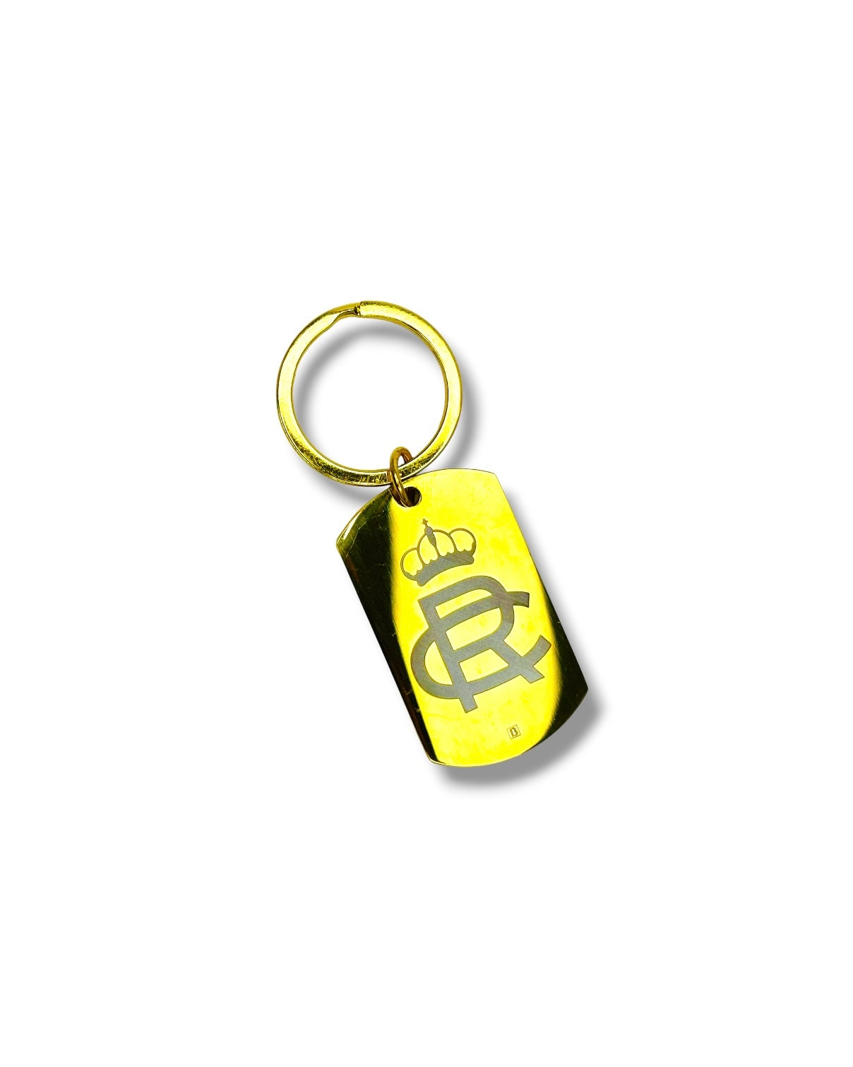 LLAVERO DE ACERO Y VERMEIL RC