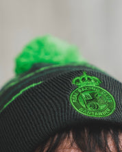 GORRO BORLA VERDE ADULTO